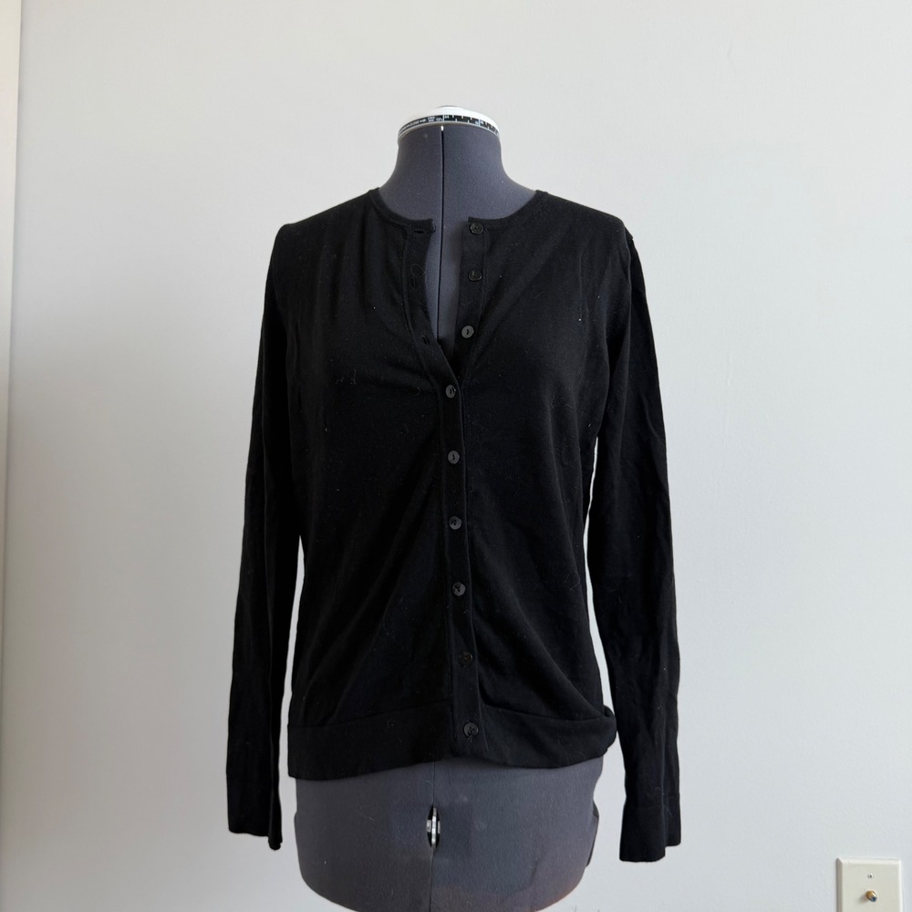 Vintage 90s August Silk Button Front Classic Cardigan